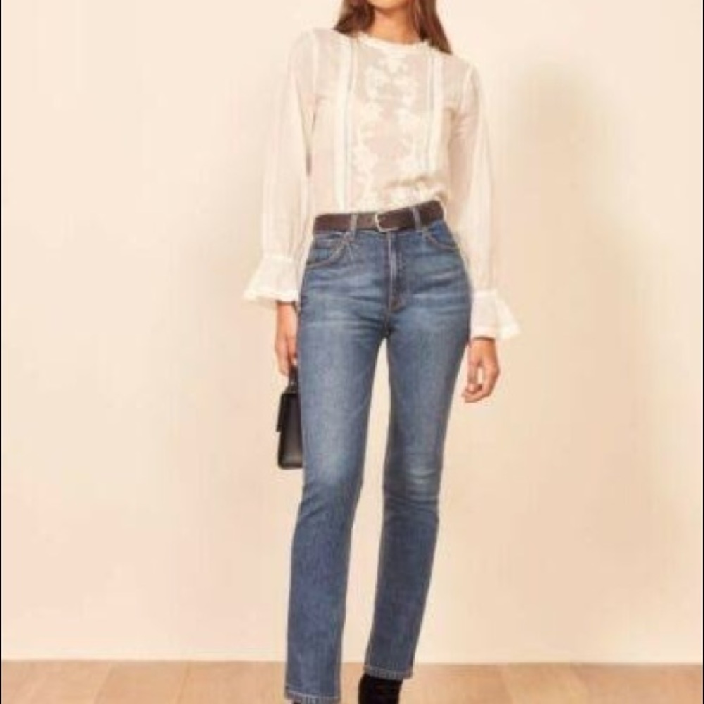 Reformation Crete High Waist Jeans 28 - New!